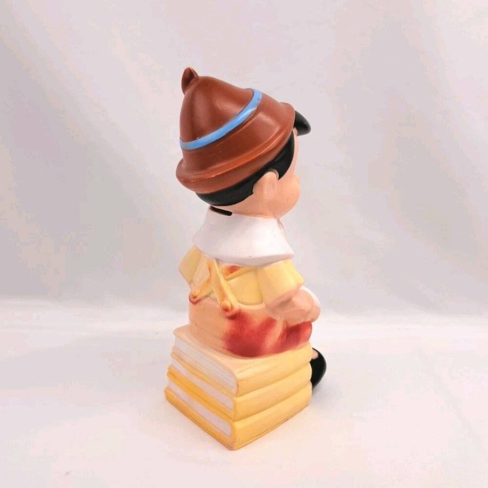 Disney Vintage Plastic Pinocchio Piggy Bank - Picture 4 of 16